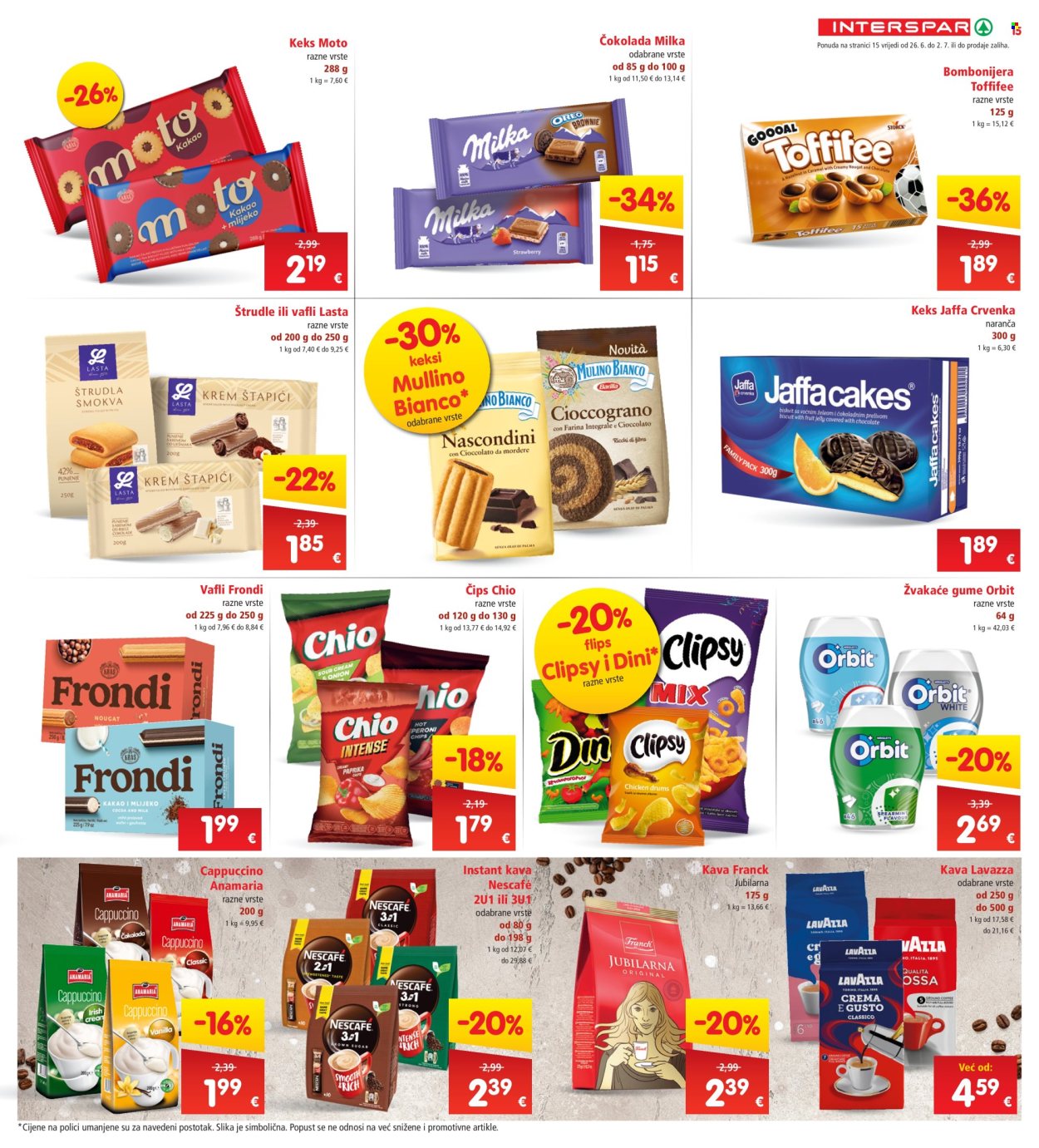 INTERSPAR katalog - 26.06.2024. - 02.07.2024. Stranica 15