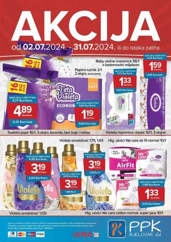 PPK Bjelovar katalog - 02.07.2024. - 31.07.2024.
