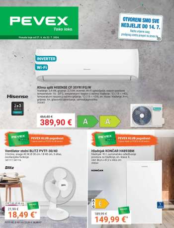 Pevex katalog - 27.06.2024. - 23.07.2024.