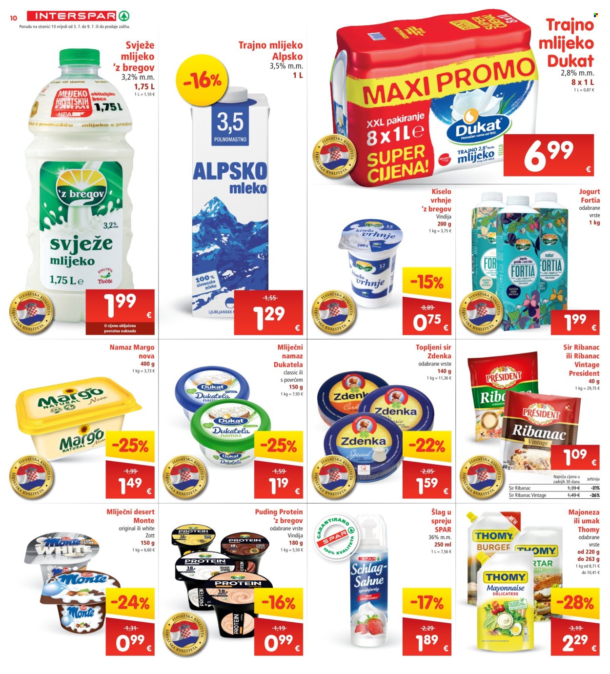INTERSPAR katalog - 03.07.2024. - 09.07.2024. Stranica 10