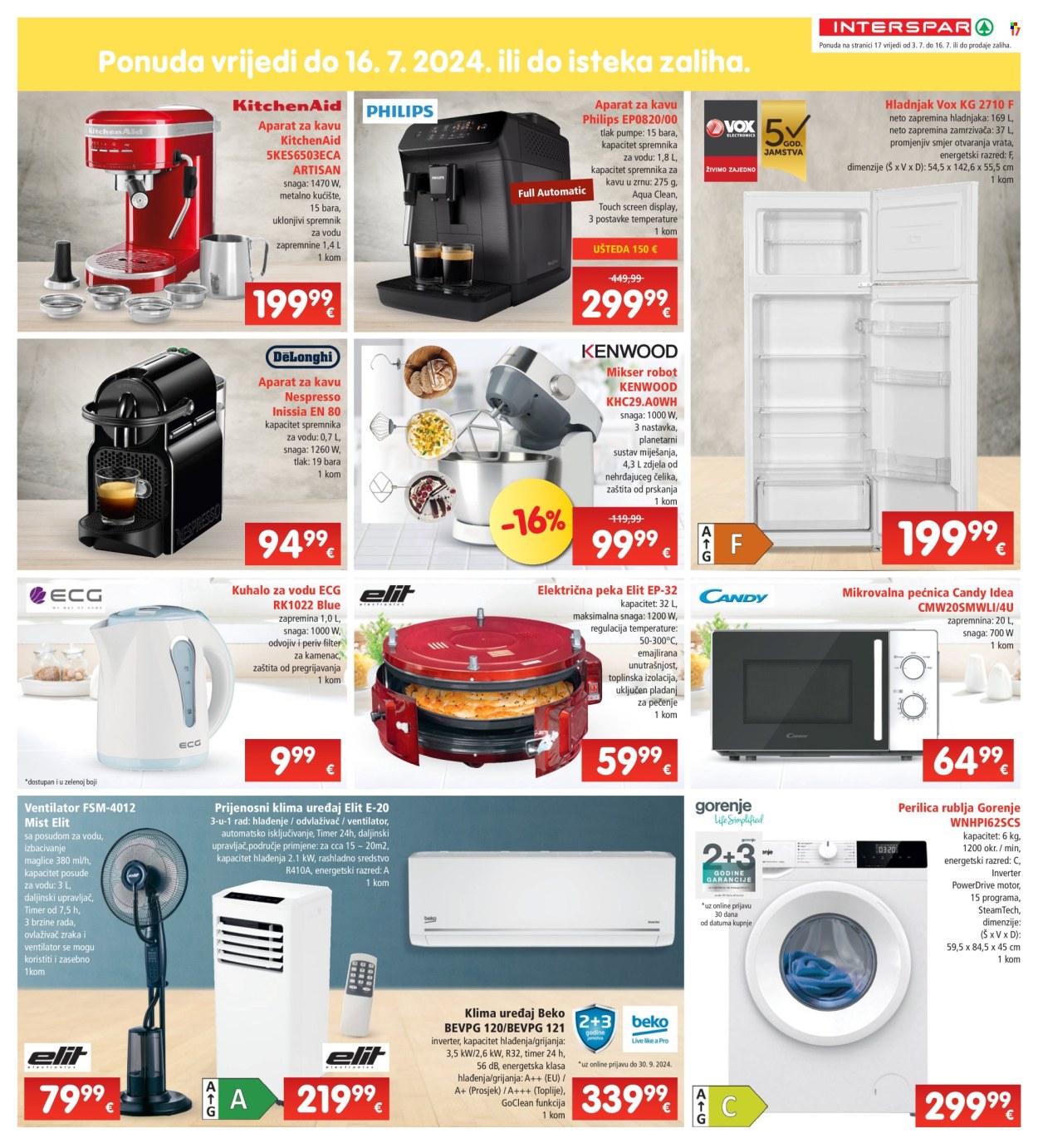 INTERSPAR katalog - 03.07.2024. - 09.07.2024. Stranica 17