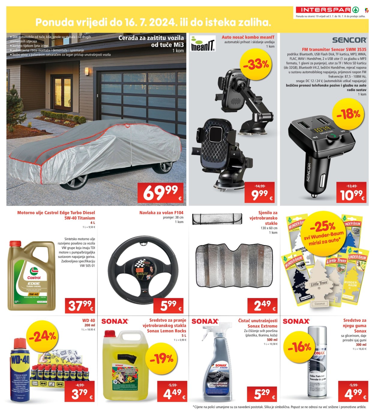 INTERSPAR katalog - 03.07.2024. - 09.07.2024. Stranica 19