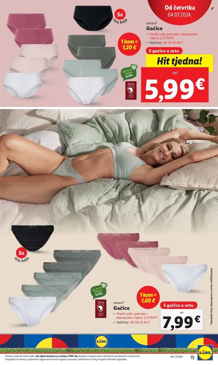 Lidl katalog - 04.07.2024. - 07.07.2024. Stranica 19