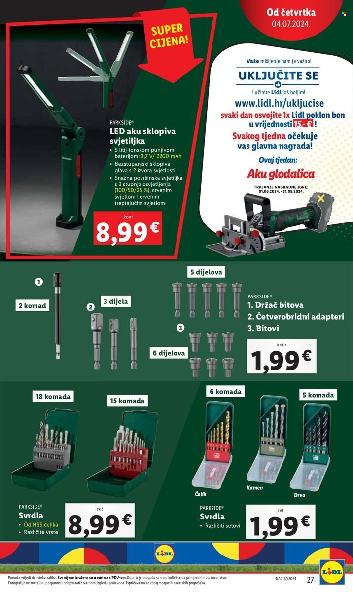 Lidl katalog - 04.07.2024. - 07.07.2024. Stranica 27