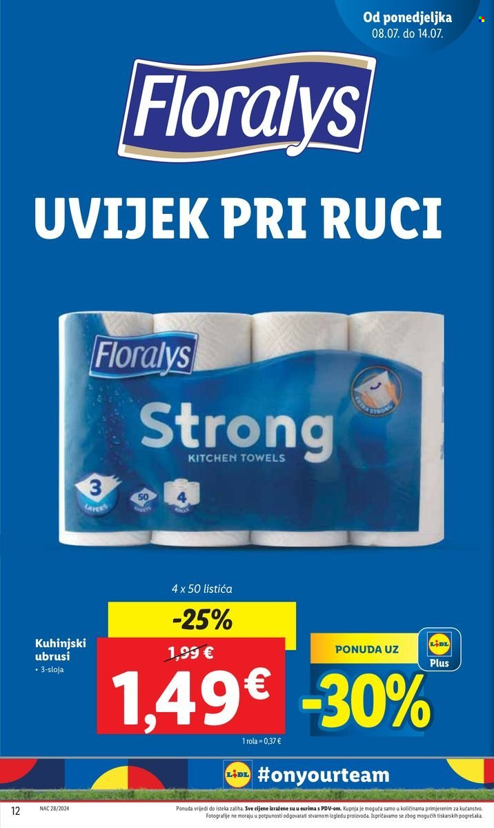 Lidl katalog - 08.07.2024. - 14.07.2024. Stranica 12