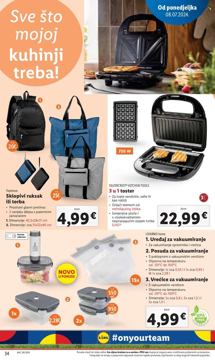 Lidl katalog - 08.07.2024. - 14.07.2024. Stranica 34
