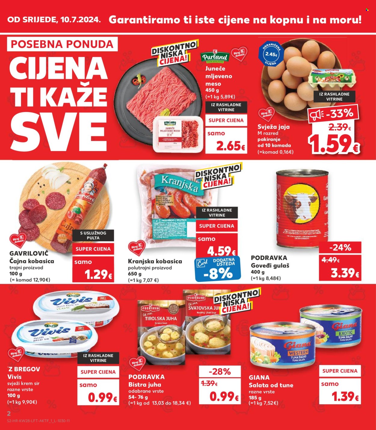 Kaufland katalog - 10.07.2024. - 16.07.2024. Stranica 2
