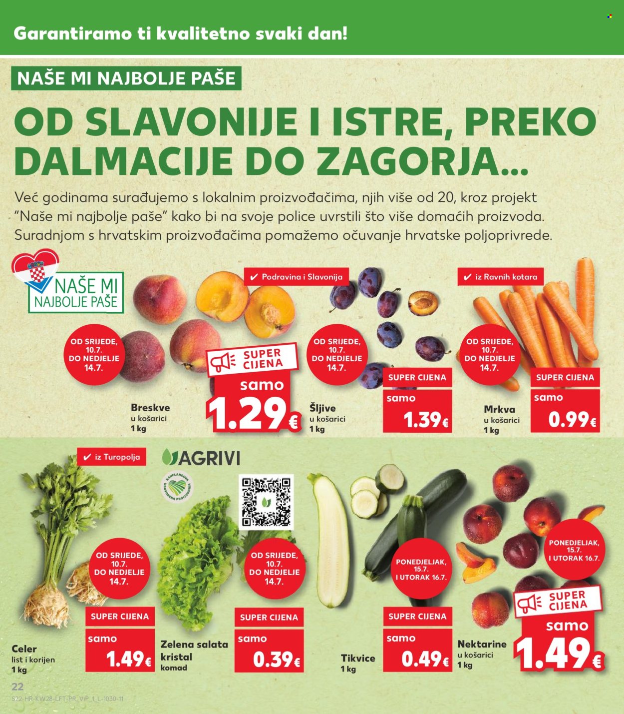 Kaufland katalog - 10.07.2024. - 16.07.2024. Stranica 22