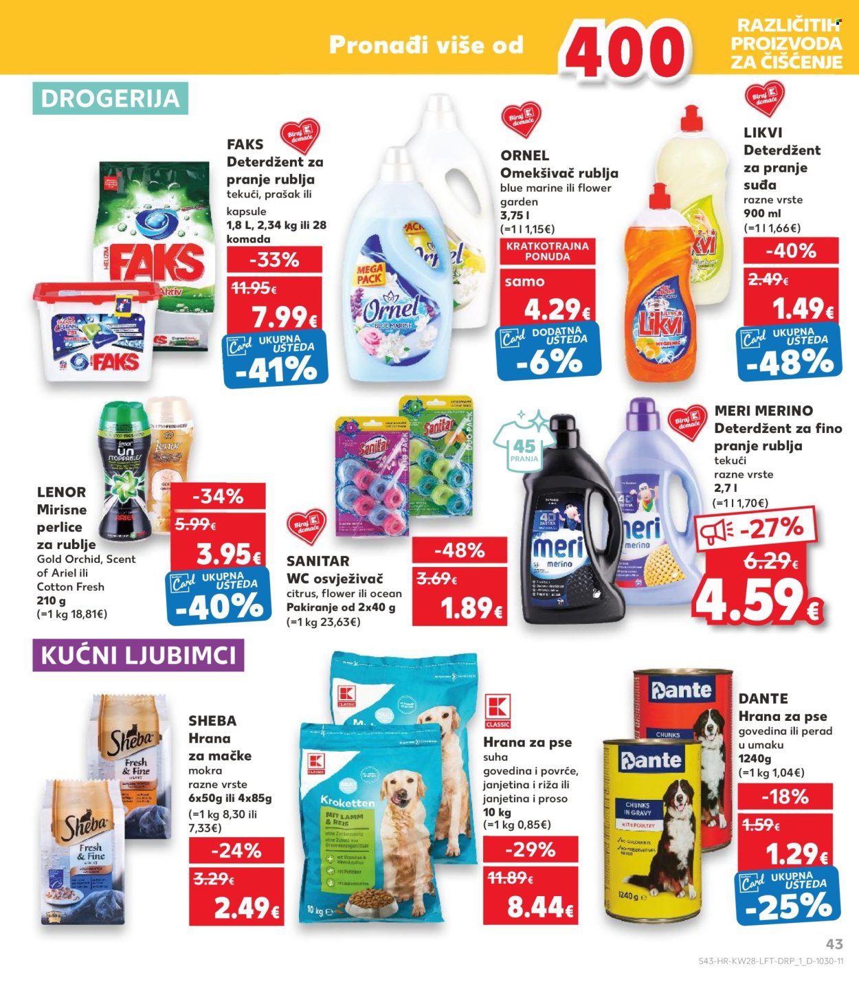 Kaufland katalog - 10.07.2024. - 16.07.2024. Stranica 43