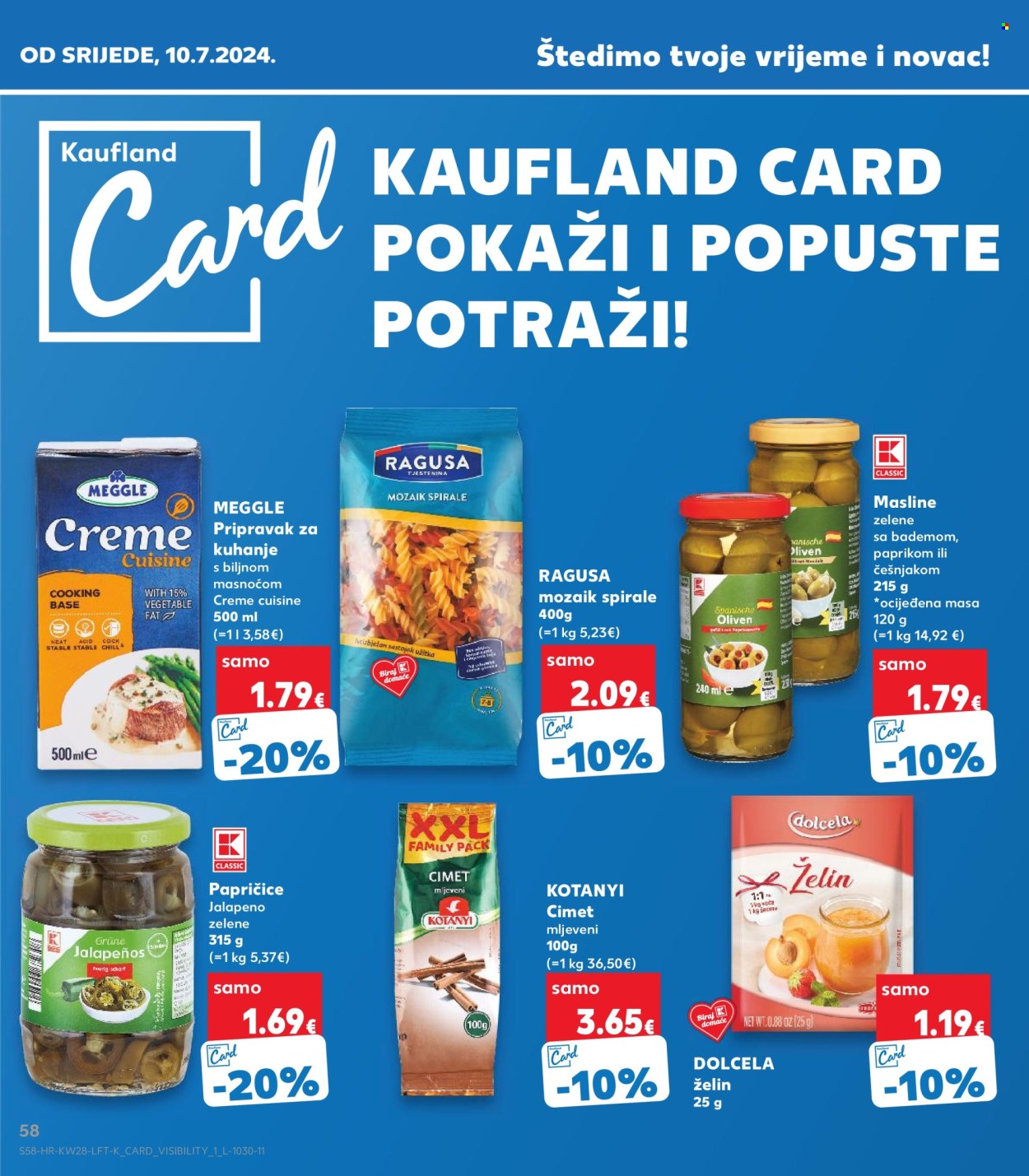 Kaufland katalog - 10.07.2024. - 16.07.2024. Stranica 58