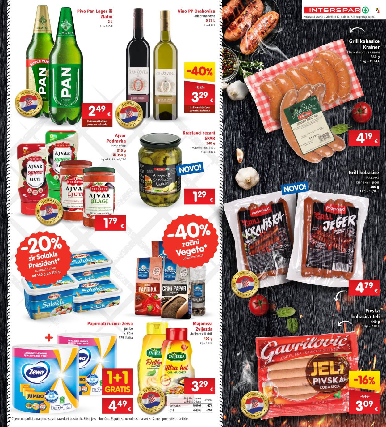 INTERSPAR katalog - 10.07.2024. - 16.07.2024. Stranica 3