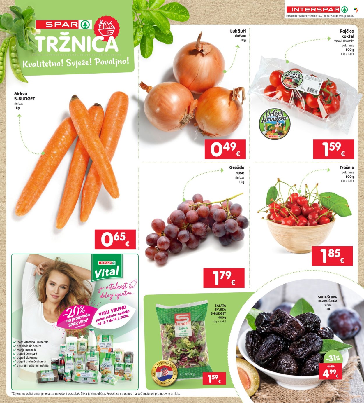 INTERSPAR katalog - 10.07.2024. - 16.07.2024. Stranica 9