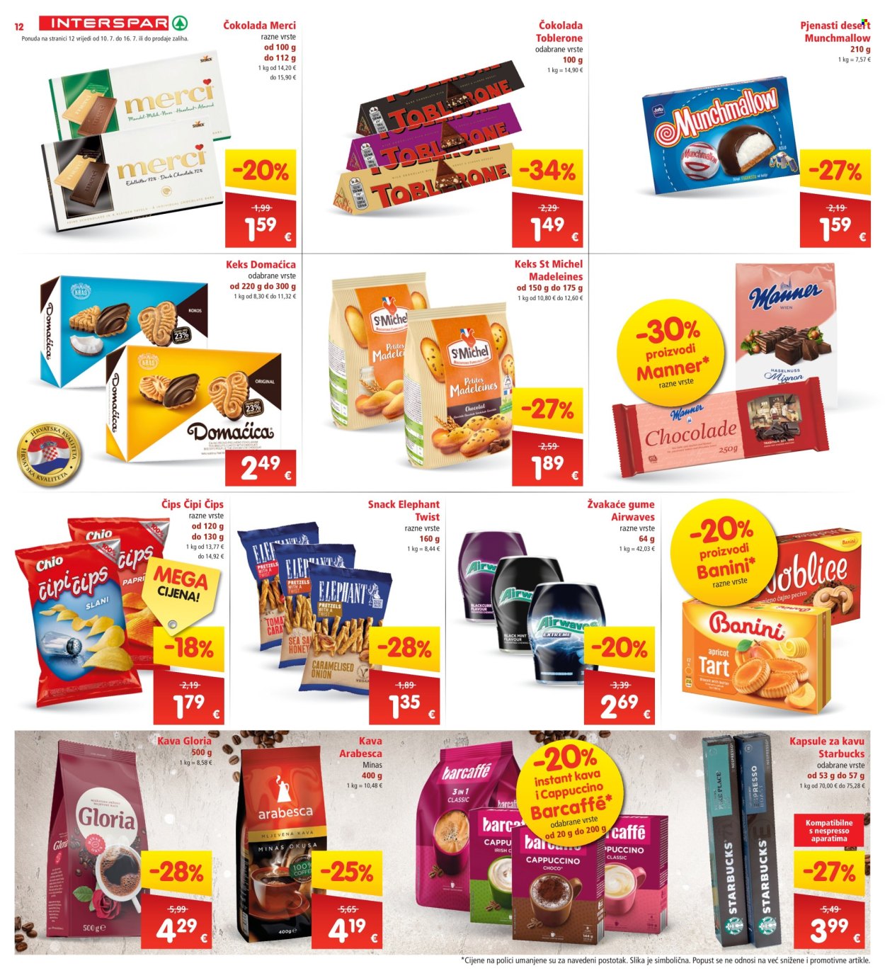 INTERSPAR katalog - 10.07.2024. - 16.07.2024. Stranica 12