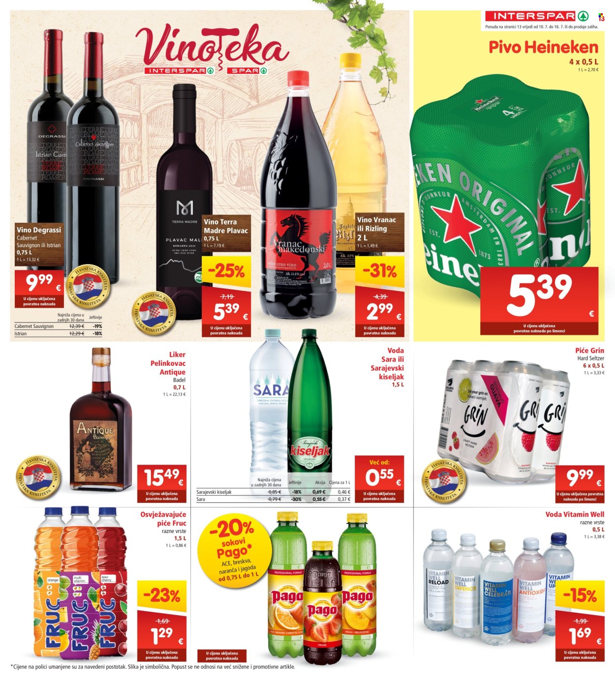INTERSPAR katalog - 10.07.2024. - 16.07.2024. Stranica 13