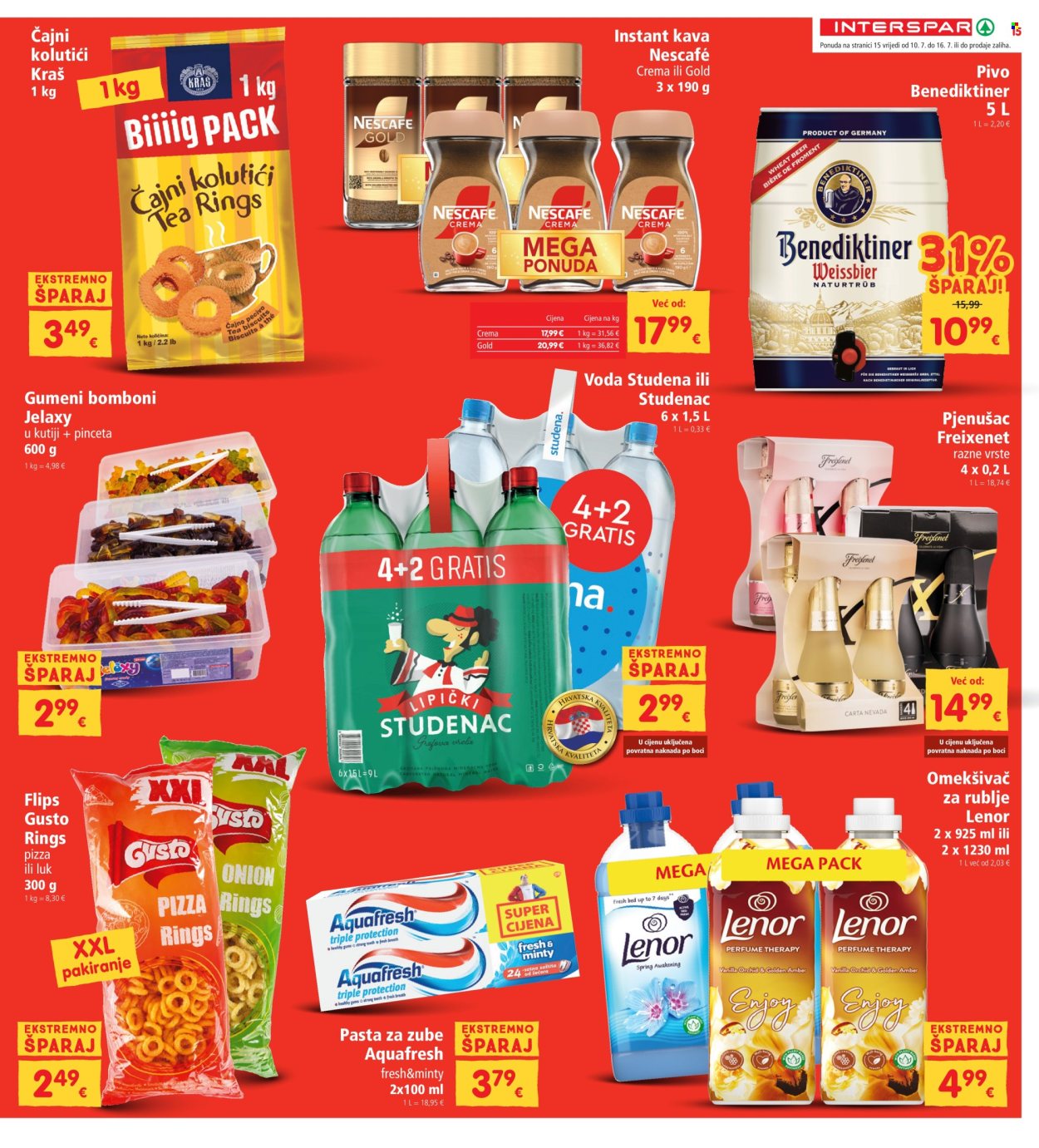 INTERSPAR katalog - 10.07.2024. - 16.07.2024. Stranica 15