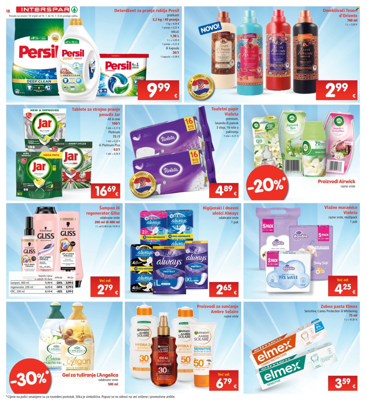 INTERSPAR katalog - 10.07.2024. - 16.07.2024. Stranica 18