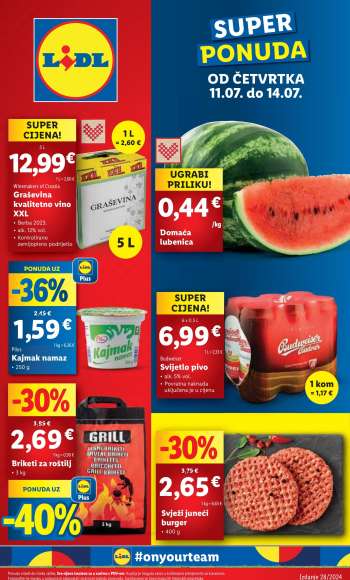 Lidl katalog - 11.07.2024. - 14.07.2024.