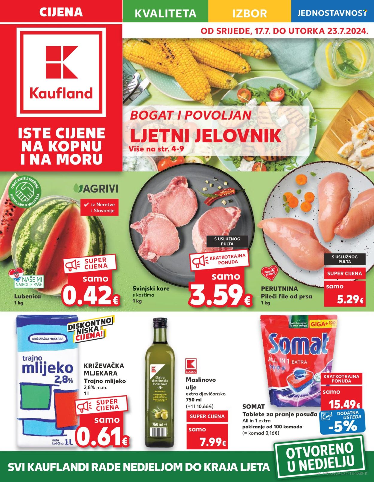 Kaufland katalog - 17.07.2024. - 23.07.2024. Stranica 1