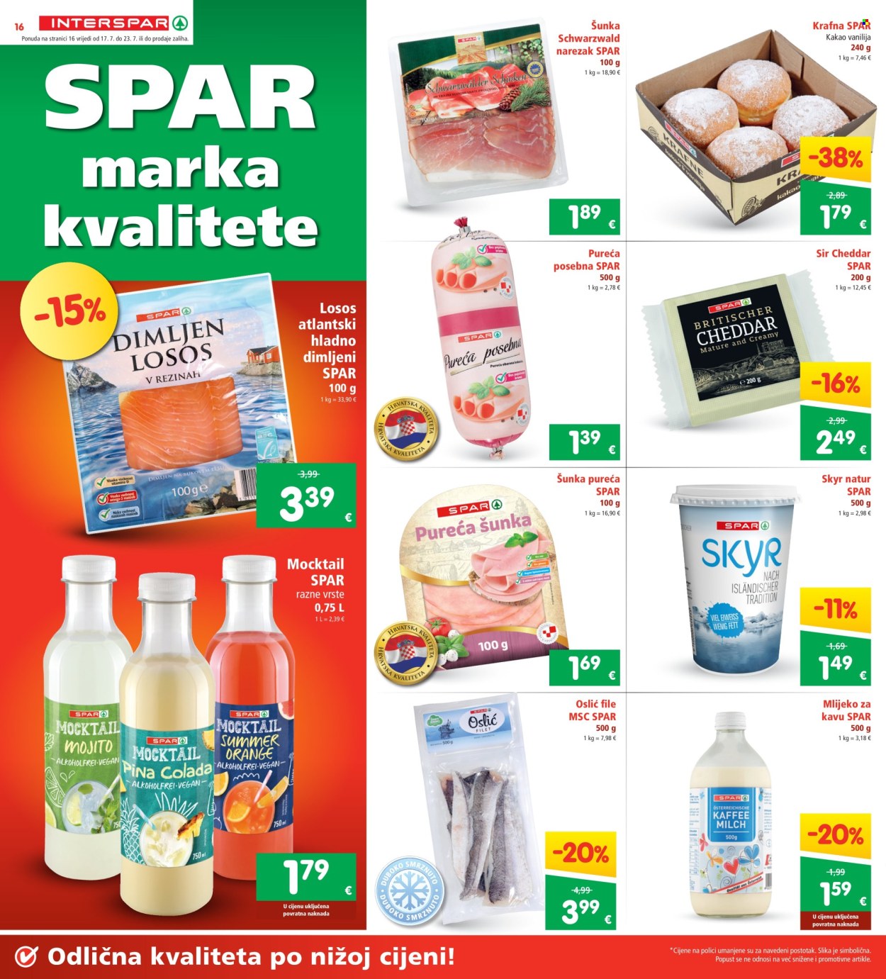 INTERSPAR katalog - 17.07.2024. - 23.07.2024. Stranica 16