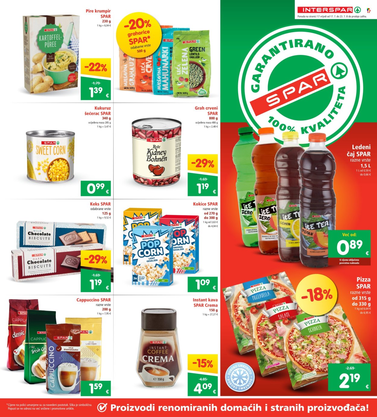 INTERSPAR katalog - 17.07.2024. - 23.07.2024. Stranica 17