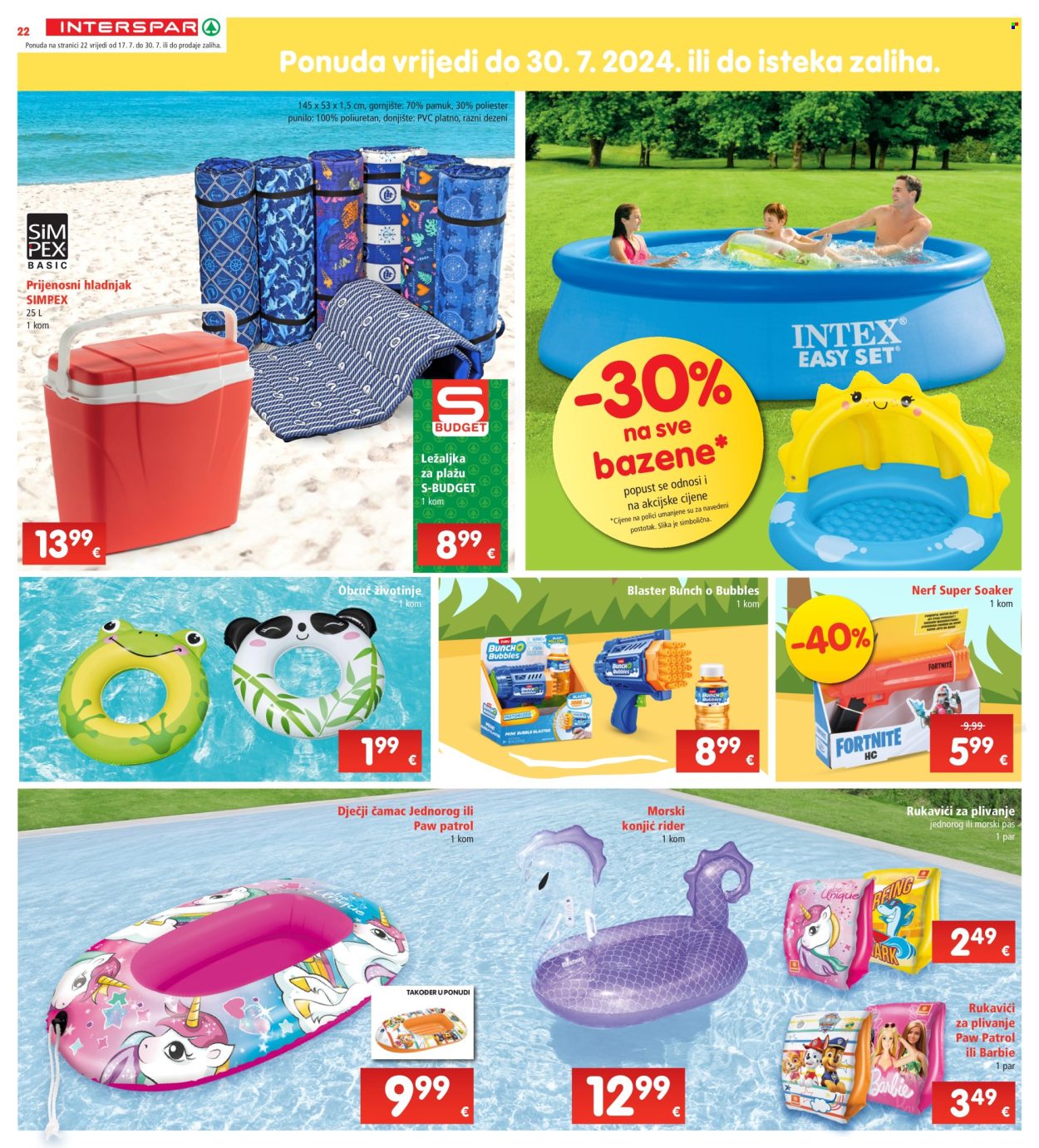 INTERSPAR katalog - 17.07.2024. - 23.07.2024. Stranica 22