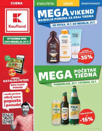 Kaufland katalog - 19.07.2024. - 21.07.2024.