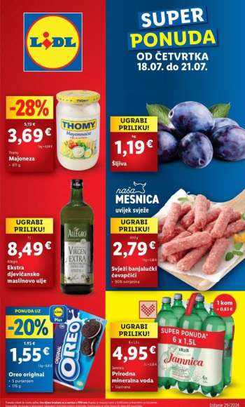 Lidl katalog - 18.07.2024. - 21.07.2024.