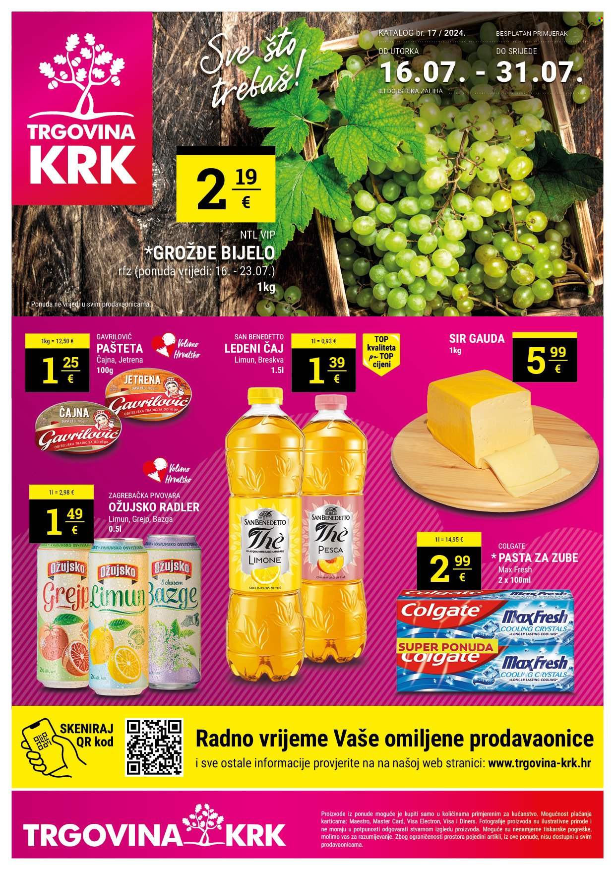 Trgovina KRK katalog - 16.07.2024. - 31.07.2024. Stranica 1