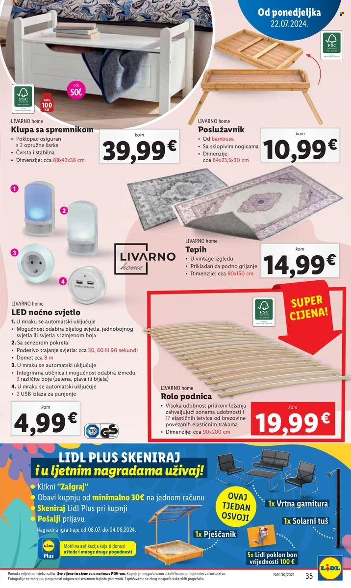 Lidl katalog - 22.07.2024. - 28.07.2024. Stranica 35