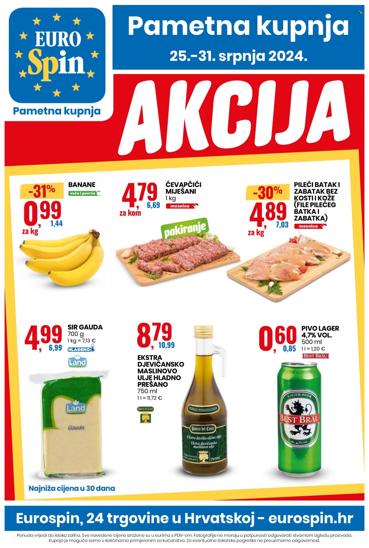 Eurospin katalog - 25.07.2024. - 31.07.2024. Stranica 1