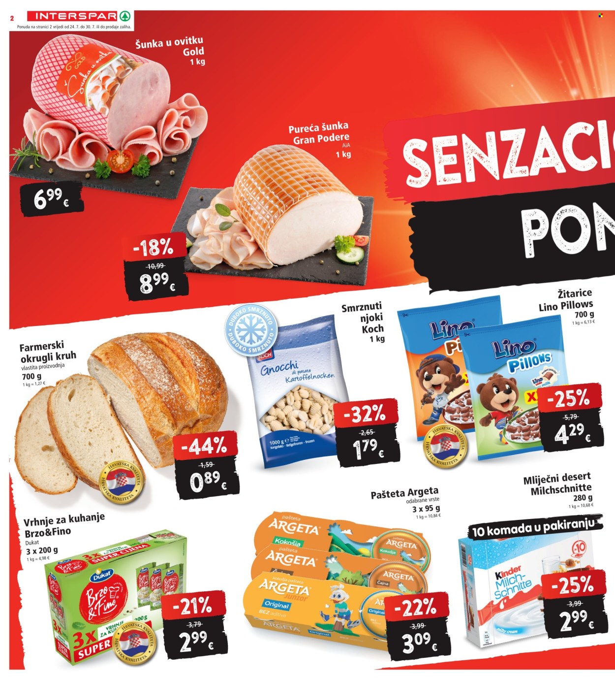 INTERSPAR katalog - 24.07.2024. - 30.07.2024. Stranica 2