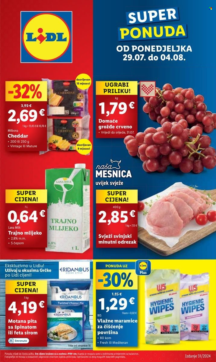 Lidl katalog - 29.07.2024. - 04.08.2024. Stranica 1