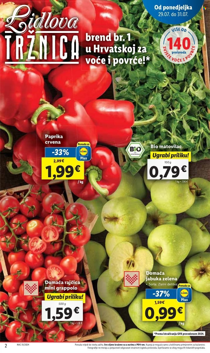 Lidl katalog - 29.07.2024. - 04.08.2024. Stranica 2