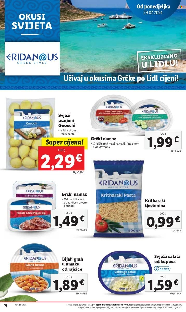 Lidl katalog - 29.07.2024. - 04.08.2024. Stranica 20