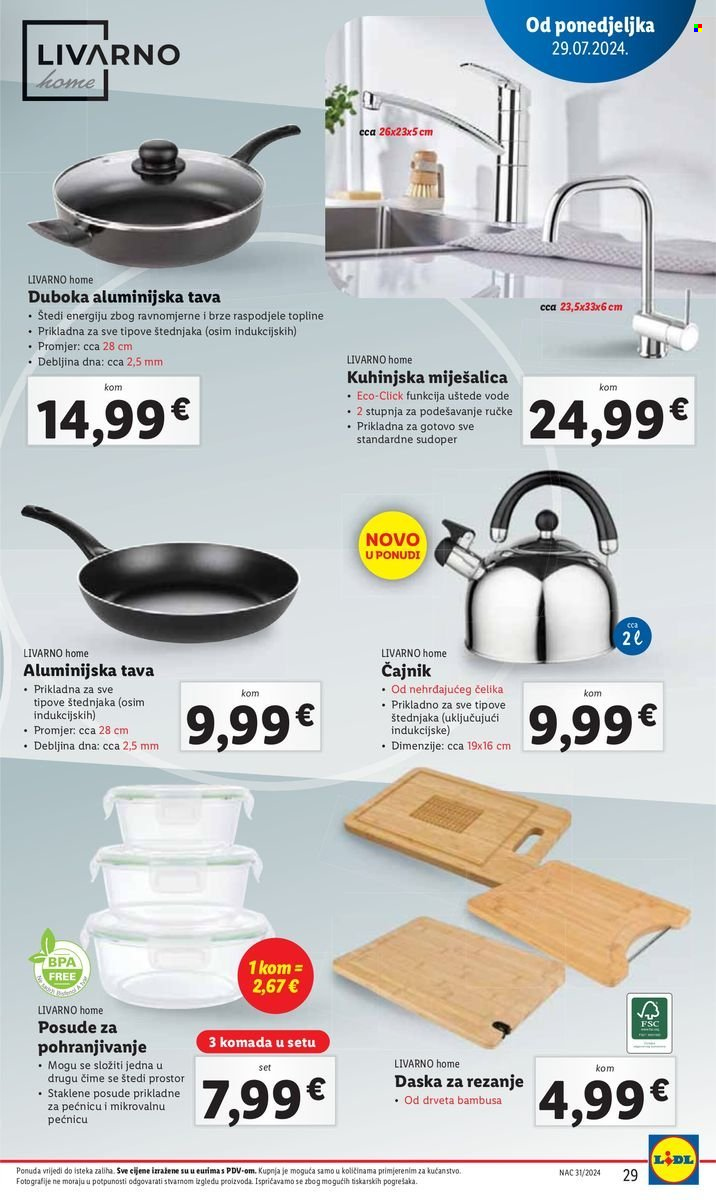 Lidl katalog - 29.07.2024. - 04.08.2024. Stranica 29
