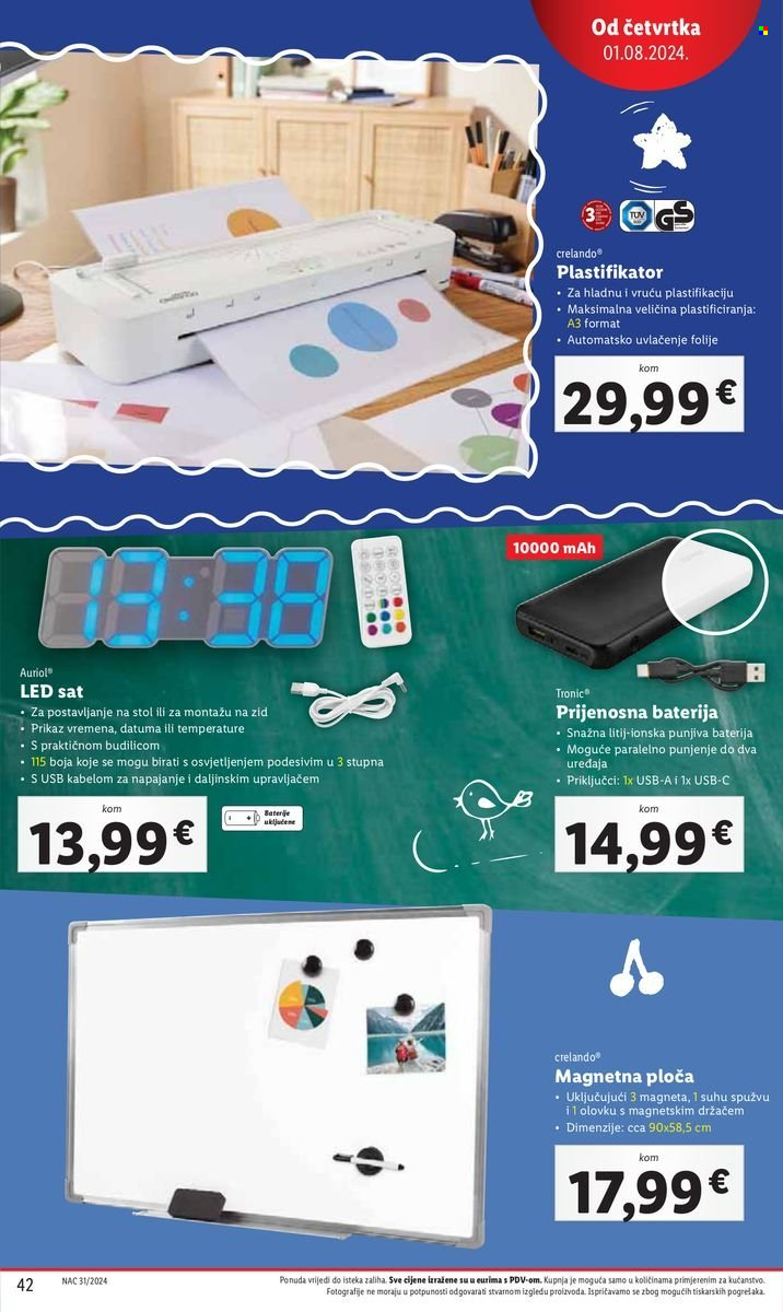 Lidl katalog - 29.07.2024. - 04.08.2024. Stranica 42
