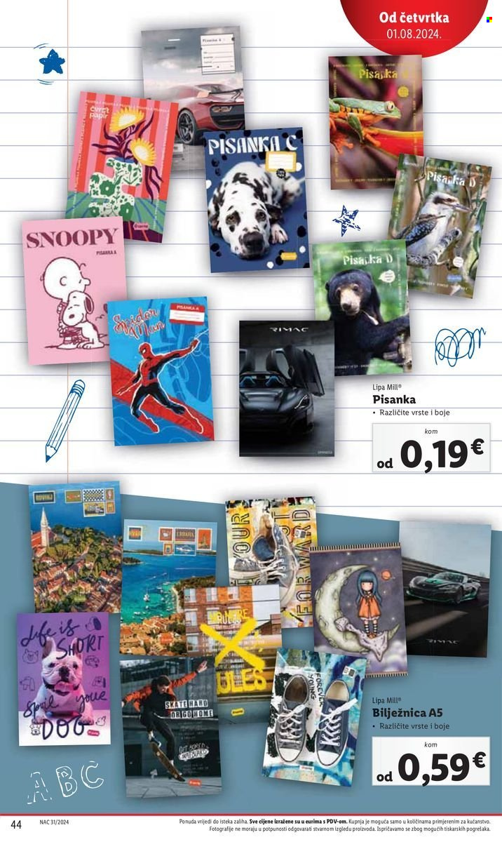 Lidl katalog - 29.07.2024. - 04.08.2024. Stranica 44