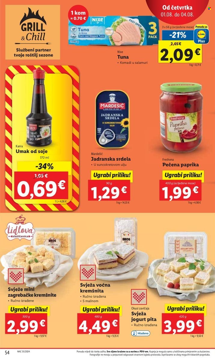 Lidl katalog - 29.07.2024. - 04.08.2024. Stranica 54