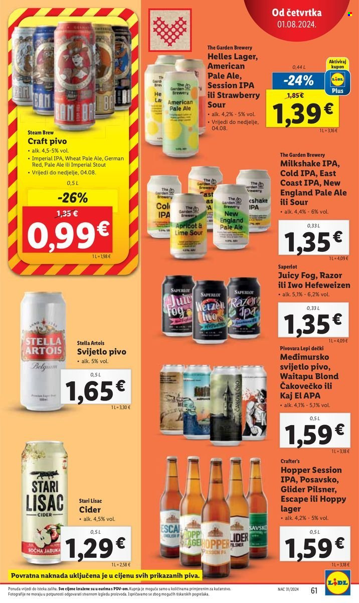 Lidl katalog - 29.07.2024. - 04.08.2024. Stranica 61