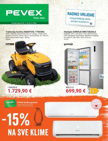 Pevex katalog - 25.07.2024. - 26.08.2024.