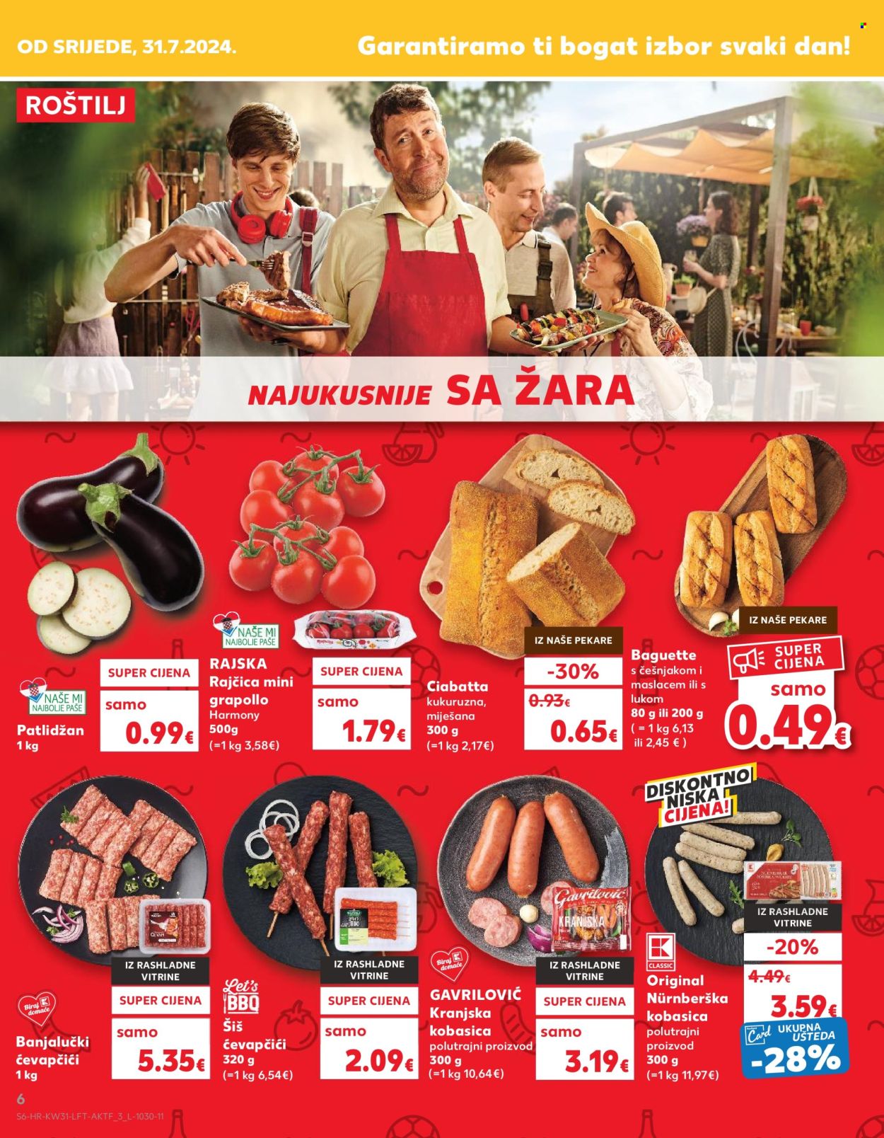 Kaufland katalog - 31.07.2024. - 06.08.2024. Stranica 6