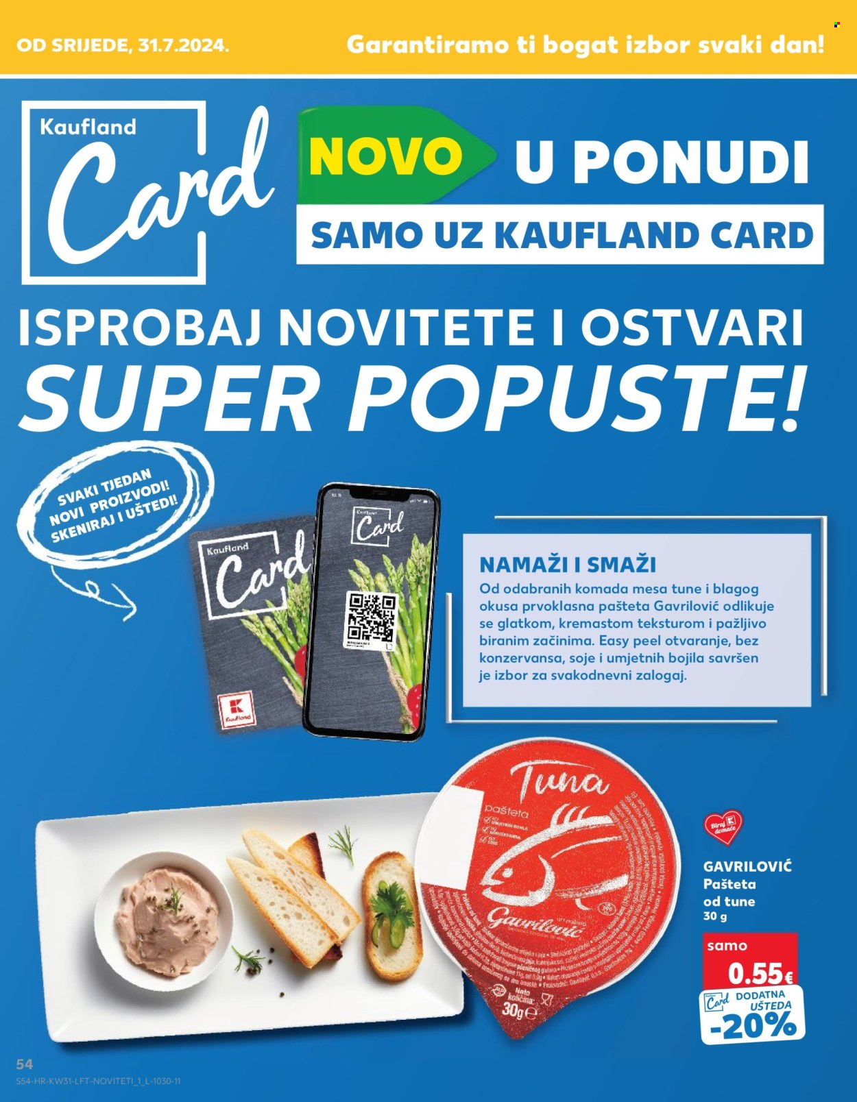 Kaufland katalog - 31.07.2024. - 06.08.2024. Stranica 54