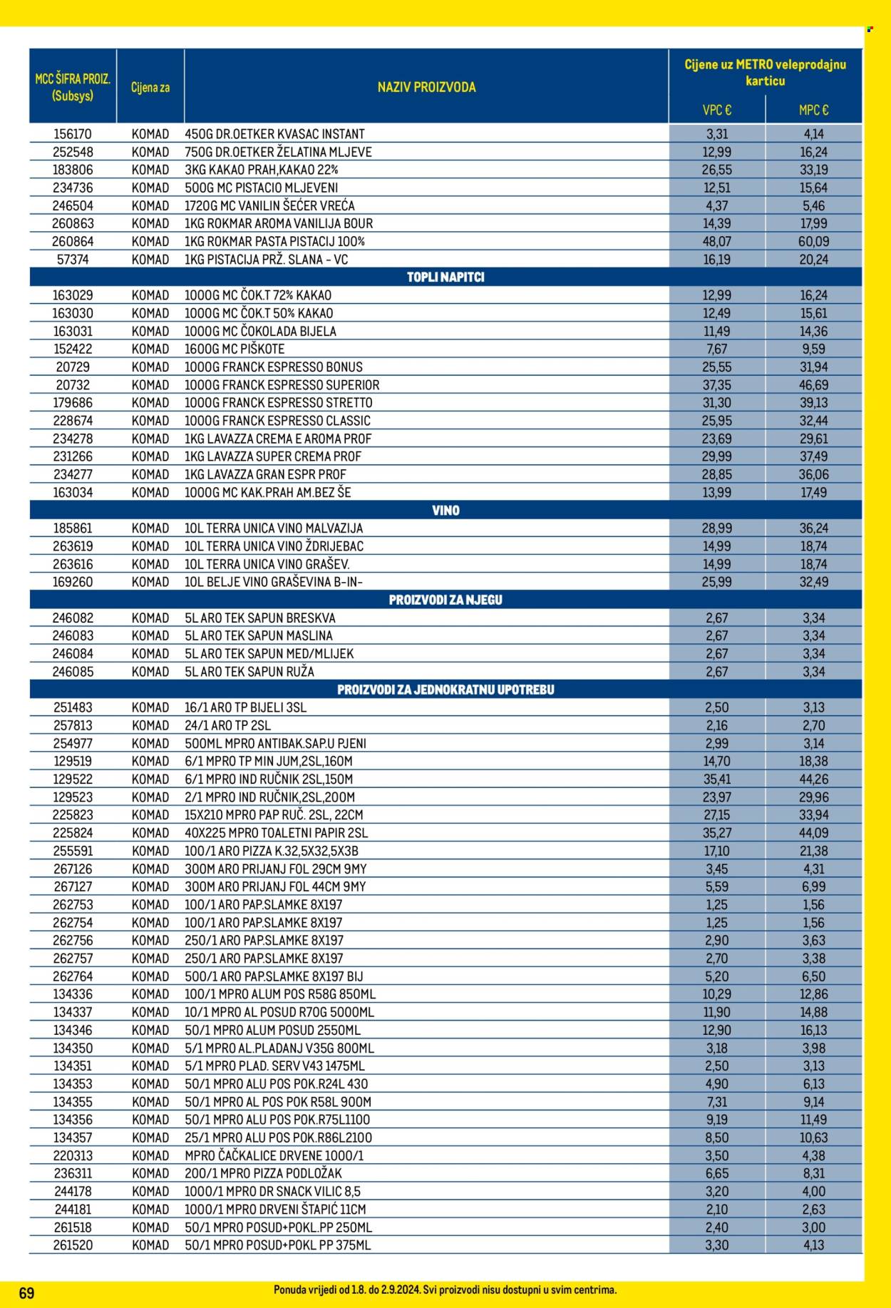 Metro katalog - 01.08.2024. - 02.09.2024. Stranica 69