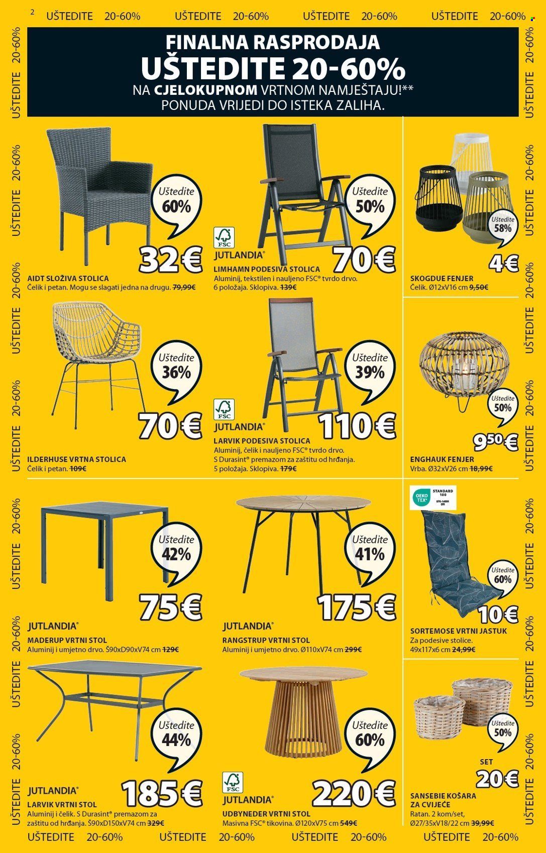 JYSK katalog - 29.07.2024. - 08.09.2024. Stranica 3