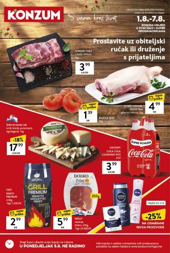 Konzum katalog - 01.08.2024. - 07.08.2024.