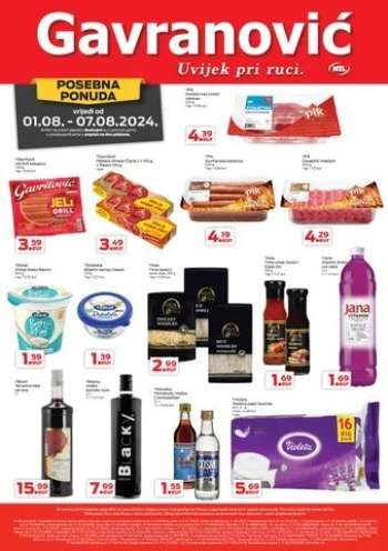 Gavranović katalog - 01.08.2024. - 07.08.2024.