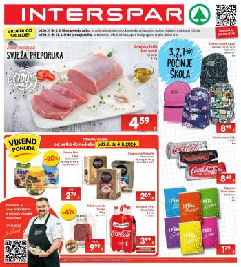 INTERSPAR katalog - 31.07.2024. - 06.08.2024.