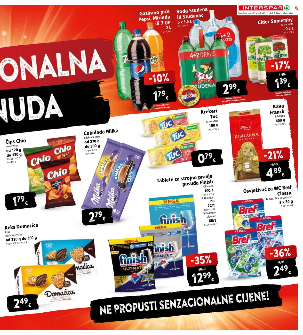 INTERSPAR katalog - 31.07.2024. - 06.08.2024. Stranica 5