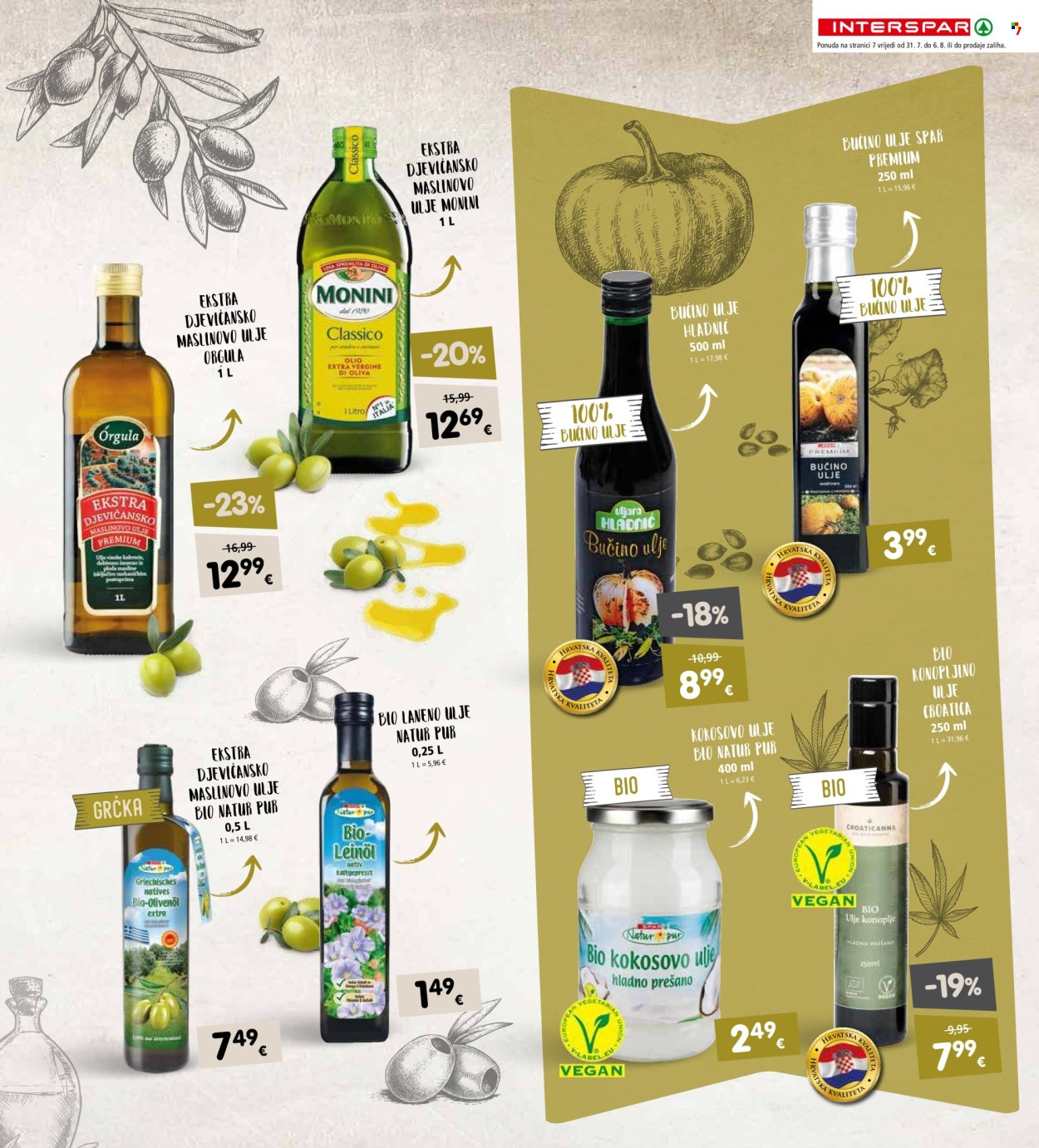 INTERSPAR katalog - 31.07.2024. - 06.08.2024. Stranica 7