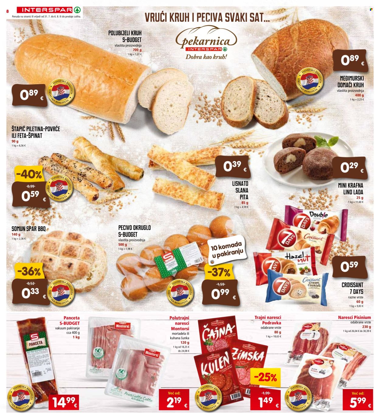 INTERSPAR katalog - 31.07.2024. - 06.08.2024. Stranica 8